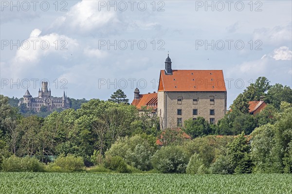 Marienburg Castle, Poppenburg Castle, Burgstemmen, Lower Saxony, Germany, Europe