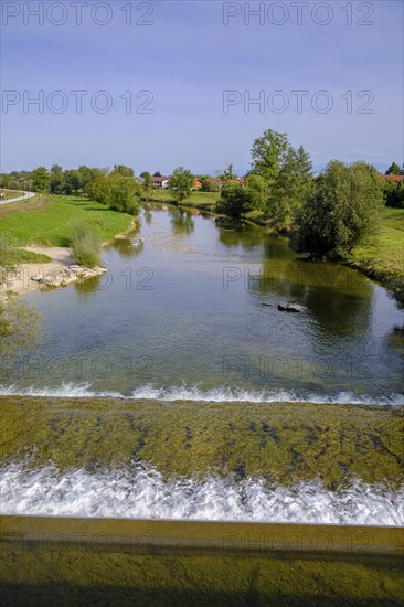 Mangfall near Heufeld, Bad Aibling, Upper Bavaria, Bavaria, Germany, Europe