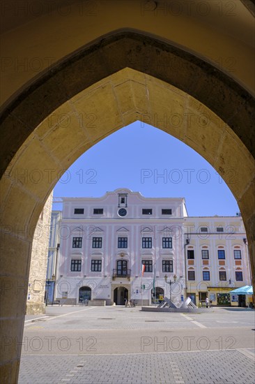 Museum Lauriacum on the main square, Enns, Mühlviertel region, Upper Austria, Austria, Europe