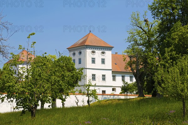 Meßkirch Castle, Castle of the Counts of Zimmern, Zimmern Castle, regular four-wing castle complex,
