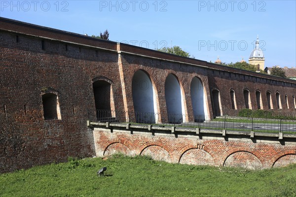 Outer wall of the bastion, fortress, Romania, Banat, Timisoara, Timisoara, Europe