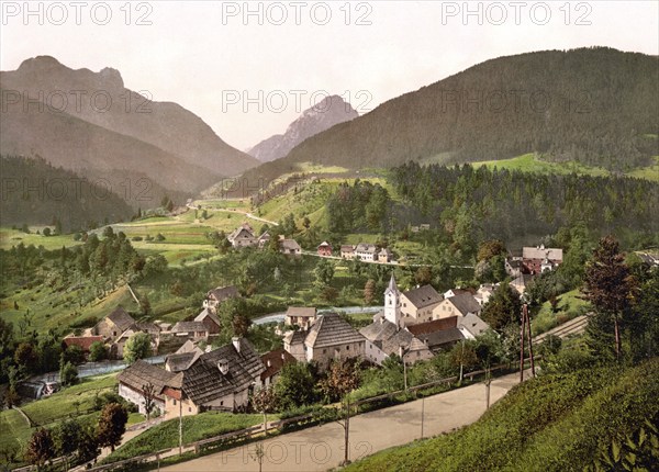 Untertarvis und Königsberg, Kärnten, Österreich-Ungarn, heute Österreich, digitally restored