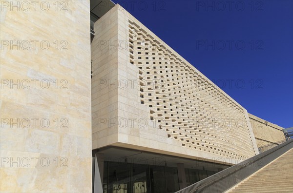 New Parliament Building designed by Renzo Piano, Valletta, Malta completed 2015