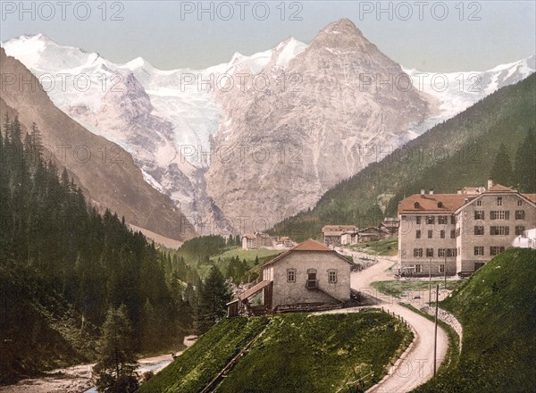 Hotel Trafoi, at the foot of the Ortler in the Trafoi Valley, a side valley of the Suldental in the