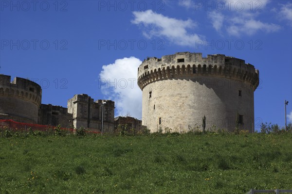 Castello Tramontano di Matera, Tramontano Castle on the Lapillo Hill, Matera, Basilicata, Italy,