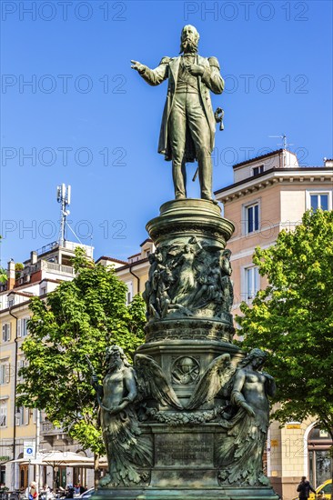 Monument to the Austrian Archduke Maximilian, Trieste, harbour city on the Adriatic, Friuli, Italy,