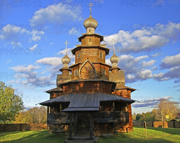 The Suzdal museum of wooden architecture open-air, Russia, Europe