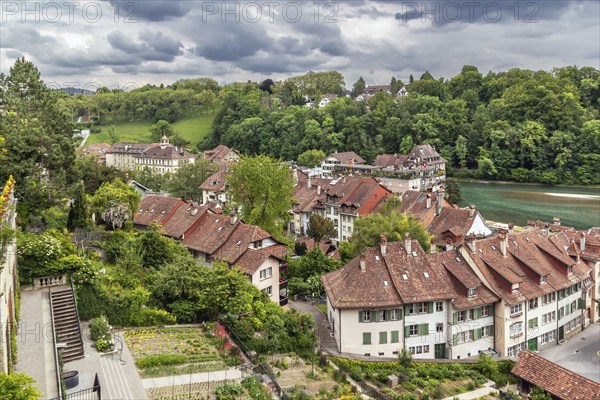 View of Bern old town with Aare river, Switzerland, Europe