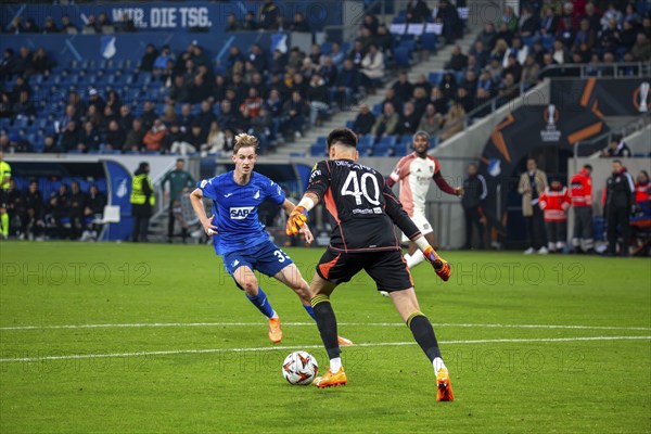 Football UEFA Europa League, 2024/25 season, matchday 4: TSG Hoffenheim v Olympique Lyon. Picture:
