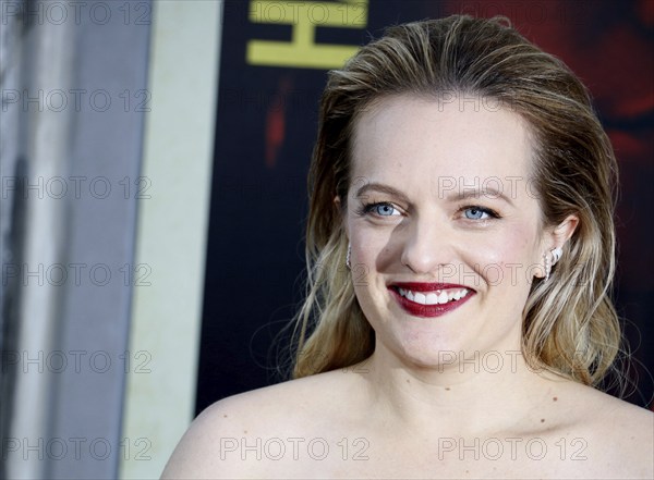 Elisabeth Moss at the Los Angeles premiere of 'The Kitchen' held at the TCL Chinese Theatre IMAX in