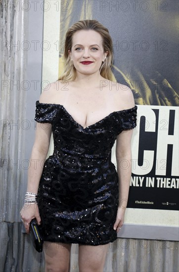 Elisabeth Moss at the Los Angeles premiere of 'The Kitchen' held at the TCL Chinese Theatre IMAX in