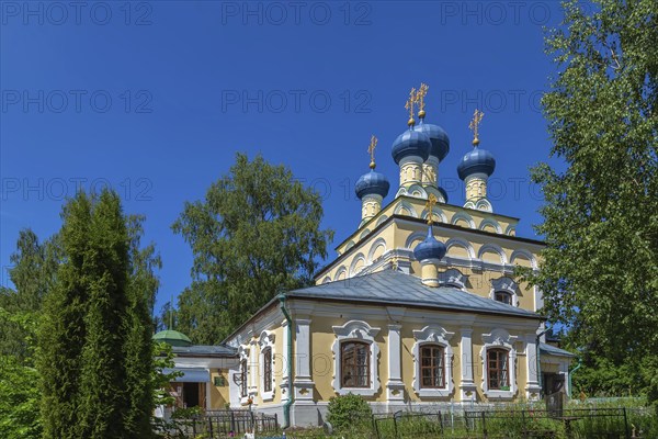 Church of the Assumption of the Blessed Virgin on the shore of Lake Seliger, Ostashkov, Russia,
