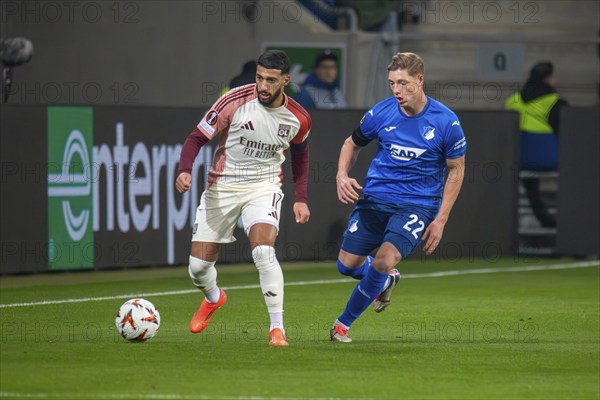 Football UEFA Europa League, 2024/25 season, matchday 4: TSG Hoffenheim v Olympique Lyon. Picture: