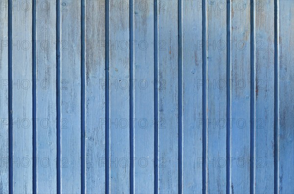 Background blue painted wood