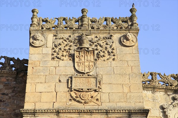 Historic tower house of Golfines, medieval old town, Caceres, Extremadura, Spain, Europe