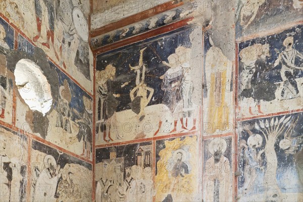 Church of St Gregory of Tigran Honents, Mural frescoes, Ani Archaeological site, Kars, Turkey, Asia