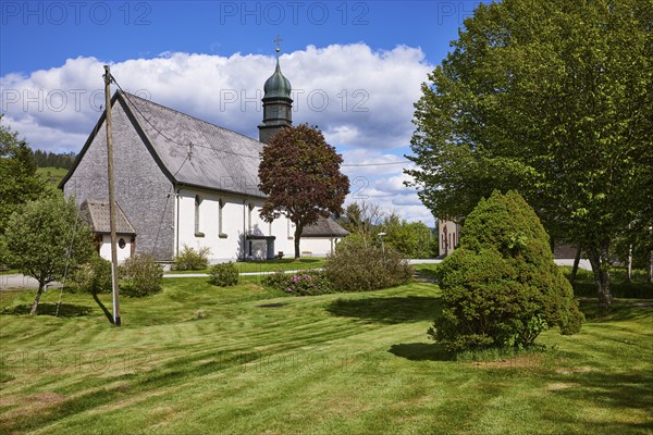 Church of St. Johann in the Innerlehen district, Bernau im Black Forest, Black Forest, Waldshut