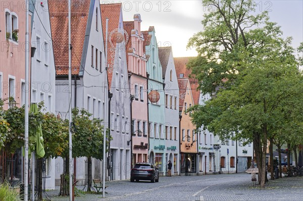 Houses at Oberer Markt in the old town centre of Weiden in der Upper Palatinate. Weiden oPf,