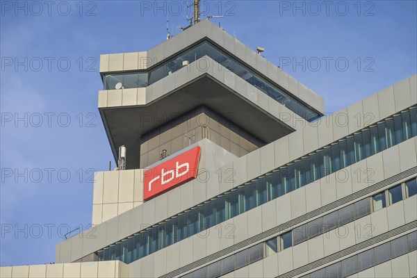 RBB, high-rise building, broadcasting centre, Rundfunk Berlin Brandenburg, Masurenallee,