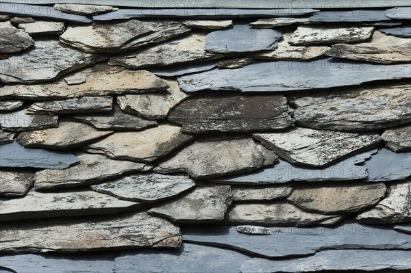 Roof with slate, natural slate, slate tiles house roof, traditional, craft, roofer, old, old
