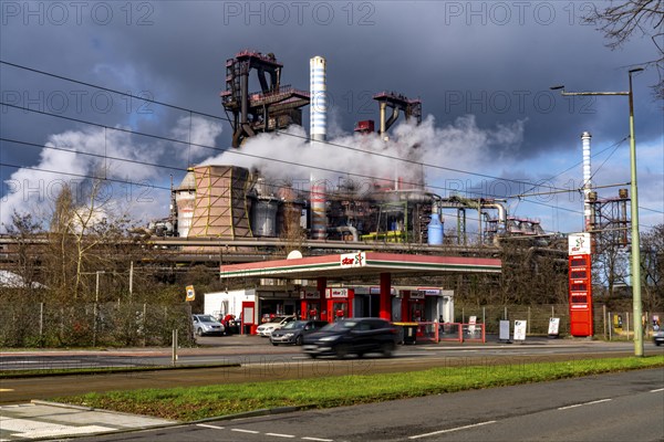 Duisburg-Bruckhausen steel site, ThyssenKrupp Steel, blast furnaces 8 and 9, on
