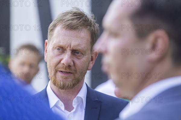 Minister President Michael Kretschmer visits Schneeberg on the occasion of Bergstreittag, Fundgrube