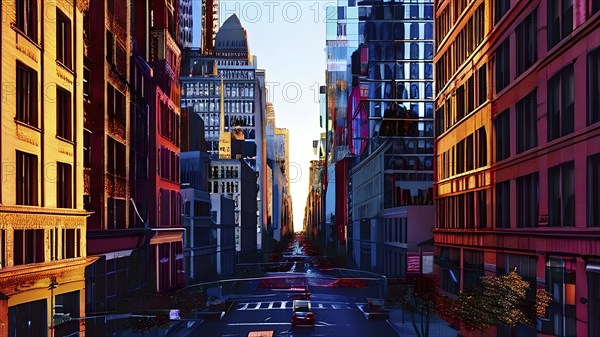 KI generated architectural structure melding computer aided design illustrations with genuine
