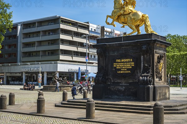 Golden Horseman, equestrian statue of the Saxon Elector and King of Poland, Augustus the Strong at
