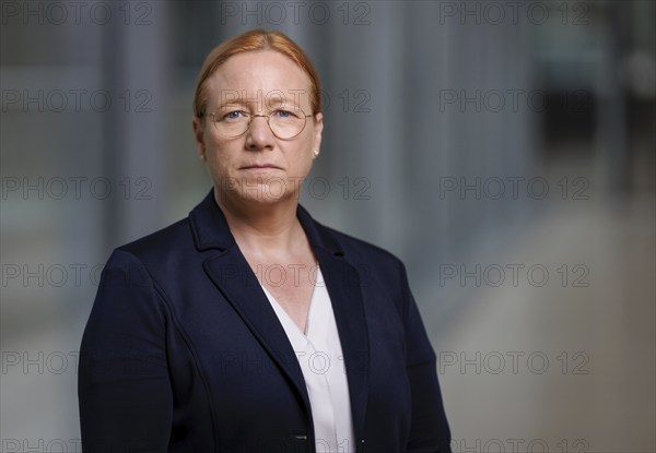 Dagmar Schmidt, deputy leader of the SPD parliamentary group in the Bundestag, poses for a photo in