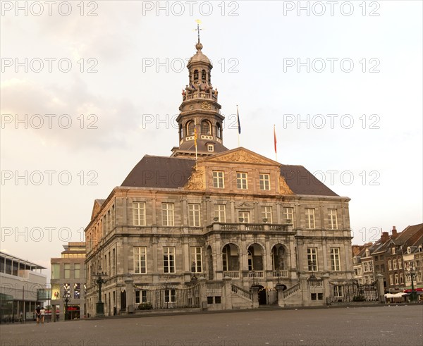 Stadhuis city hall building, market square, Maastricht, Limburg province, Netherlands, 1662,