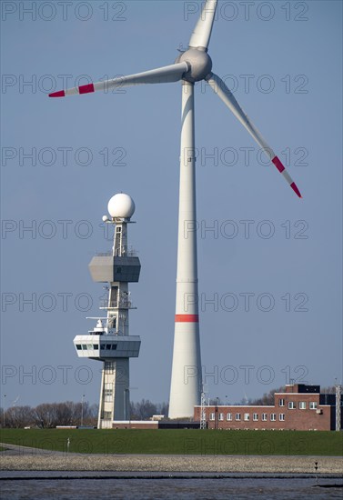 Ems traffic centre, a facility of the German-Dutch Ems traffic safety system, monitors shipping
