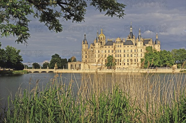 Europe, Germany, Mecklenburg-Western Pomerania, Schwerin, Schwerin Castle, built from 1845 to 1857