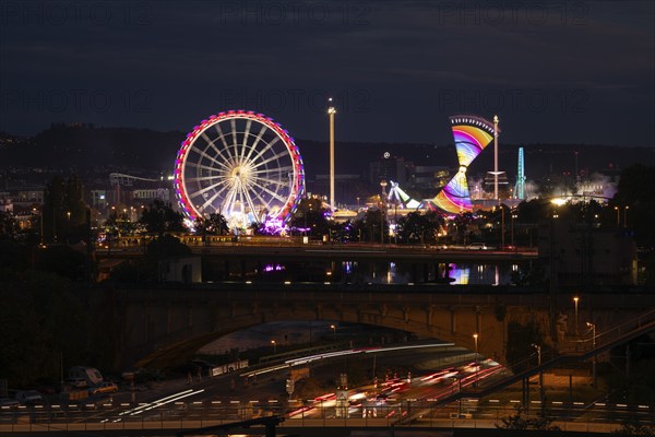 Stuttgarter Volksfest, Cannstatter Wasen Stuttgart 2024 Baden-Württemberg, Germany. In the