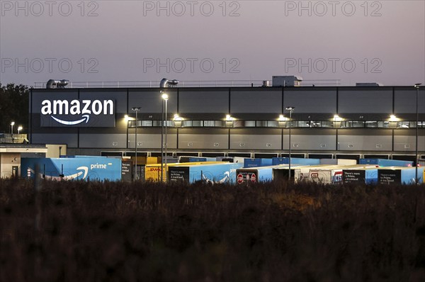 Amazon logistics centre in Waltersdorf, 24.10.2024. amzon has 21 logistics centres in Germany,