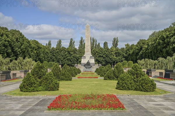 Soviet memorial, Schönholzer Heide, Pankow, Berlin, Germany, Europe