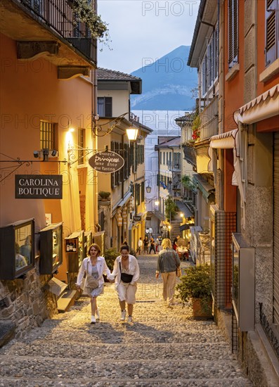 Salita Serbelloni street, Bellagio, Lake Como, Italy, Europe