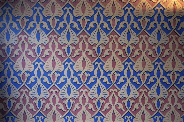 Preserved mural in the vestibule of the former synagogue, built in 1883, destroyed by the Nazis in