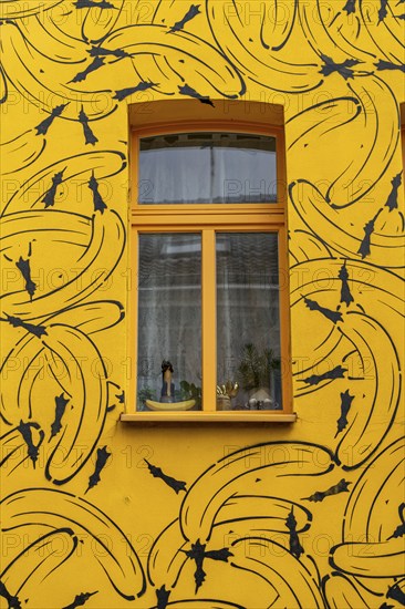 The Banana House, designed by banana artist, Thomas Baumgärtel, Karlstraße, harbour district