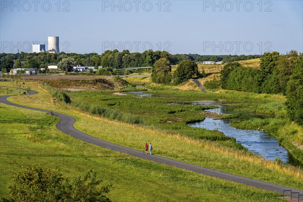 Emscherland, a new nature and water adventure park on the renaturalised Emscher, at the water