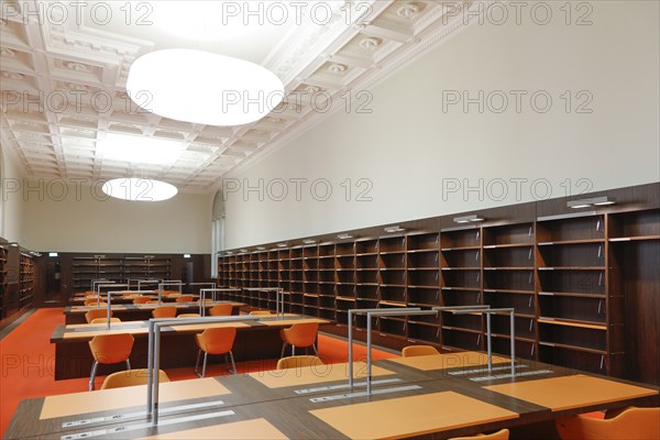 New reading room in the Berlin State Library in the Unter den Linden building The basic
