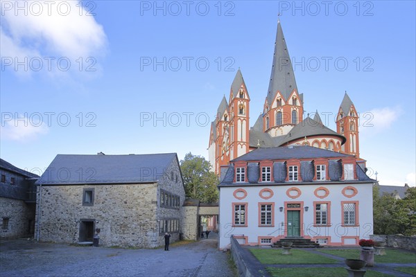 Gothic St George's Cathedral and baroque castle, castle, Limburg Cathedral, inner courtyard, old