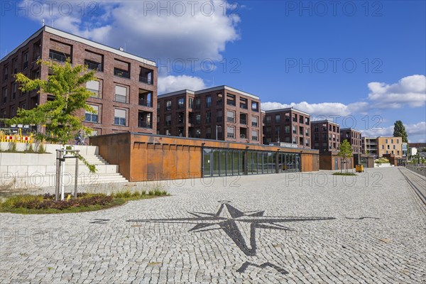 New development area Hafen City, on the site of the old neustädter Elbhafen harbour, Wohnungsbau