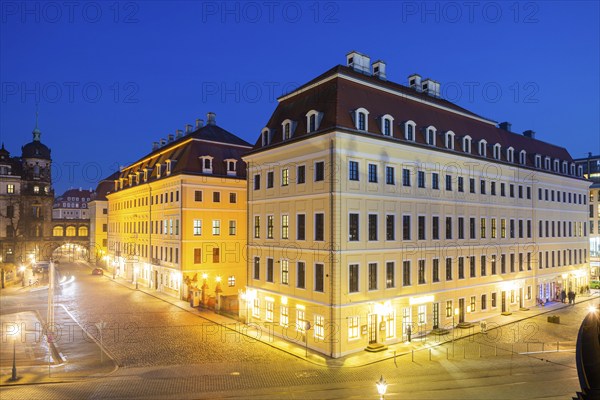 The Taschenbergpalais was built from 1705 as a baroque aristocratic palace in Dresden. After its