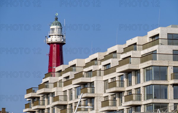 The Historic Lighthouse of Scheveningen, Apartment Building Lumen, 69 flats directly on the beach,