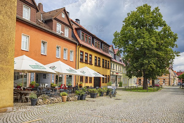 Neumarkt in Rudolstadt, Thuringia, Germany, Europe