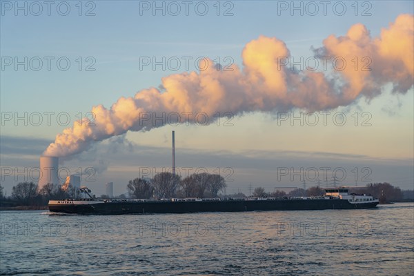 Cooling tower of the coal-fired power plant Duisburg-Walsum, operated by STEAG and EVN AG, 181