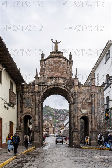 Arch of Santa Clara, Cusco, Peru, South America