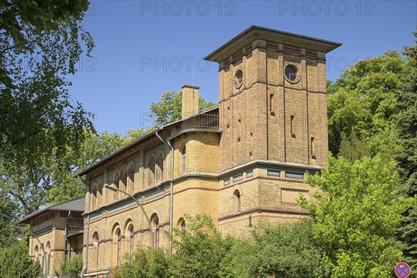 Old company building at Schlachtensee S-Bahn station, Altvaterweg, Zehlendorf, Steglitz-Zehlendorf