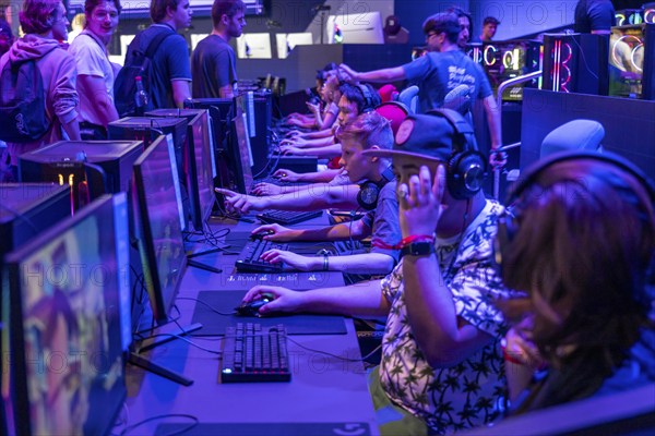 Gamescom, the world's largest trade fair for video and computer games, in Cologne, Germany, Europe