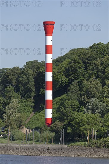 Mühlenberg Lighthouse, Blankenese, Hamburg, Germany, Europe